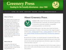 Tablet Screenshot of greenerypress.com